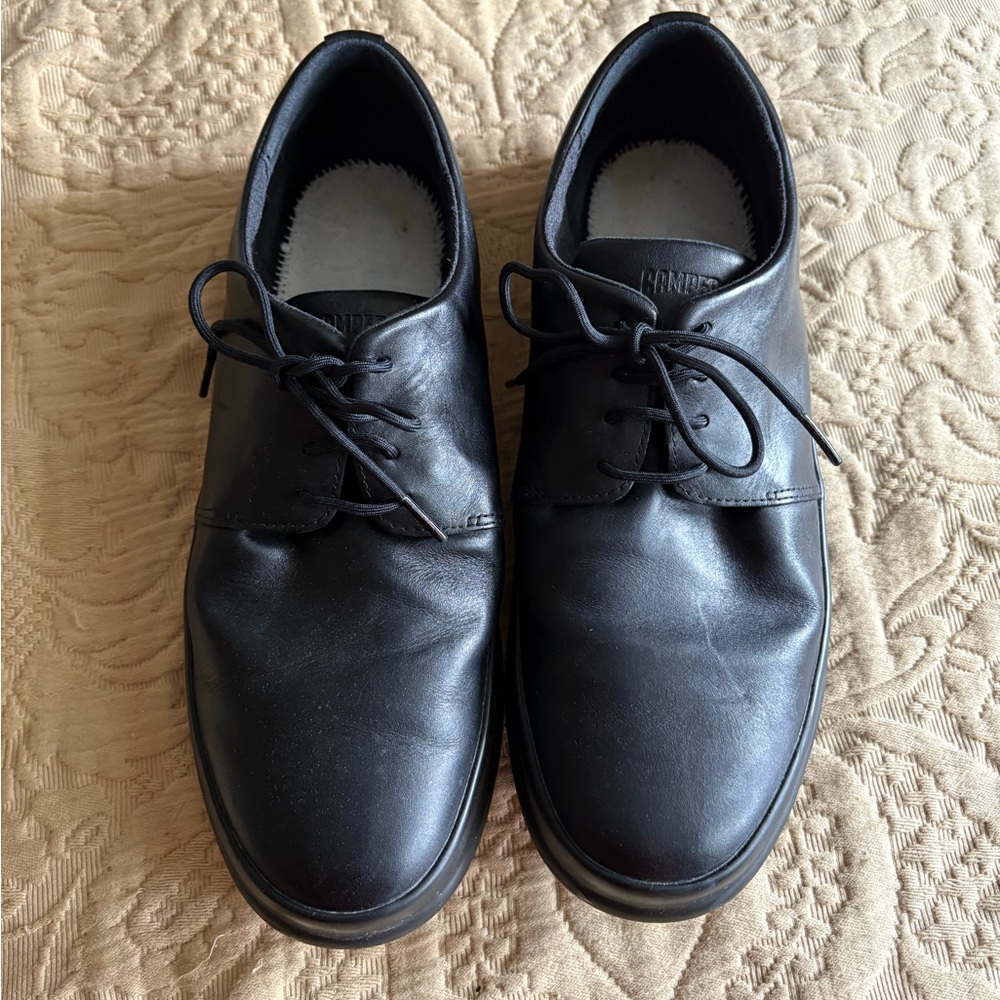 Classic Black Leather Men's Shoes